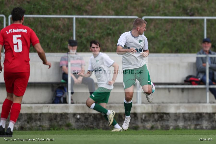 sport, action, SV Alemannia Haibach, Landesliga Nordwest, Kohlenberg-Arena, HAI, Fussball, Fuchsstadt, FCF, BFV, 3. Spieltag, 29.07.2025, 1. FC Fuchsstadt - Bild-ID: 2496134