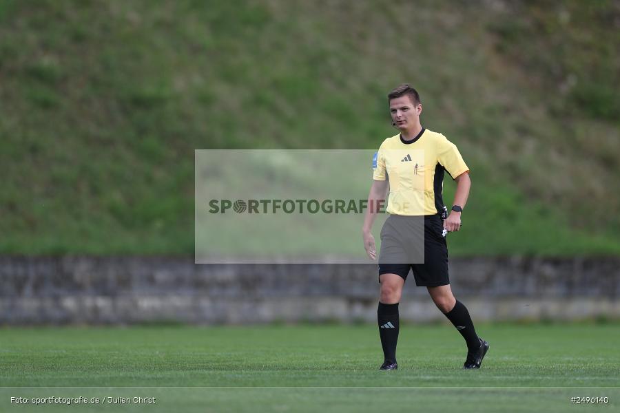 sport, action, SV Alemannia Haibach, Landesliga Nordwest, Kohlenberg-Arena, HAI, Fussball, Fuchsstadt, FCF, BFV, 3. Spieltag, 29.07.2025, 1. FC Fuchsstadt - Bild-ID: 2496140