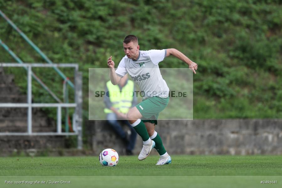 sport, action, SV Alemannia Haibach, Landesliga Nordwest, Kohlenberg-Arena, HAI, Fussball, Fuchsstadt, FCF, BFV, 3. Spieltag, 29.07.2025, 1. FC Fuchsstadt - Bild-ID: 2496141