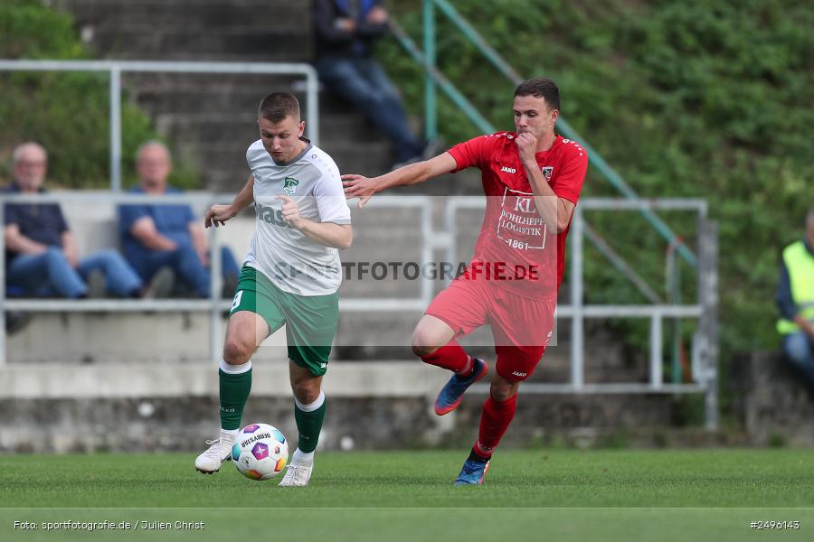 sport, action, SV Alemannia Haibach, Landesliga Nordwest, Kohlenberg-Arena, HAI, Fussball, Fuchsstadt, FCF, BFV, 3. Spieltag, 29.07.2025, 1. FC Fuchsstadt - Bild-ID: 2496143