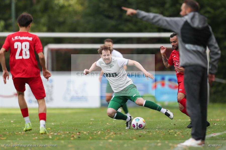 sport, action, SV Alemannia Haibach, Landesliga Nordwest, Kohlenberg-Arena, HAI, Fussball, Fuchsstadt, FCF, BFV, 3. Spieltag, 29.07.2025, 1. FC Fuchsstadt - Bild-ID: 2496162