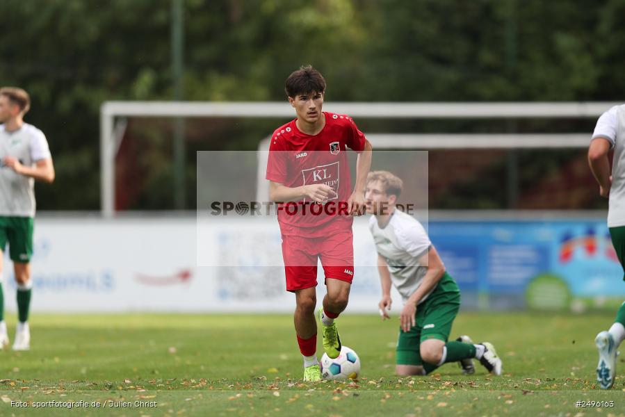sport, action, SV Alemannia Haibach, Landesliga Nordwest, Kohlenberg-Arena, HAI, Fussball, Fuchsstadt, FCF, BFV, 3. Spieltag, 29.07.2025, 1. FC Fuchsstadt - Bild-ID: 2496163