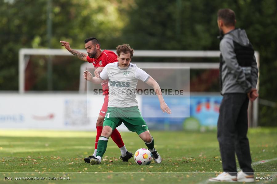 sport, action, SV Alemannia Haibach, Landesliga Nordwest, Kohlenberg-Arena, HAI, Fussball, Fuchsstadt, FCF, BFV, 3. Spieltag, 29.07.2025, 1. FC Fuchsstadt - Bild-ID: 2496173