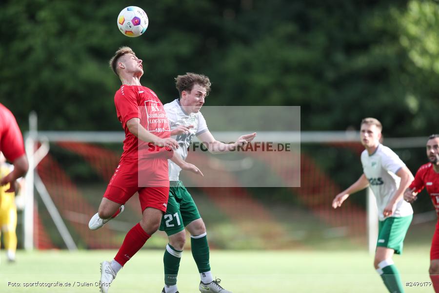 sport, action, SV Alemannia Haibach, Landesliga Nordwest, Kohlenberg-Arena, HAI, Fussball, Fuchsstadt, FCF, BFV, 3. Spieltag, 29.07.2025, 1. FC Fuchsstadt - Bild-ID: 2496179
