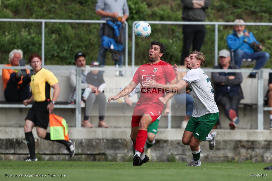 sport, action, SV Alemannia Haibach, Landesliga Nordwest, Kohlenberg-Arena, HAI, Fussball, Fuchsstadt, FCF, BFV, 3. Spieltag, 29.07.2025, 1. FC Fuchsstadt - Bild-ID: 2496188