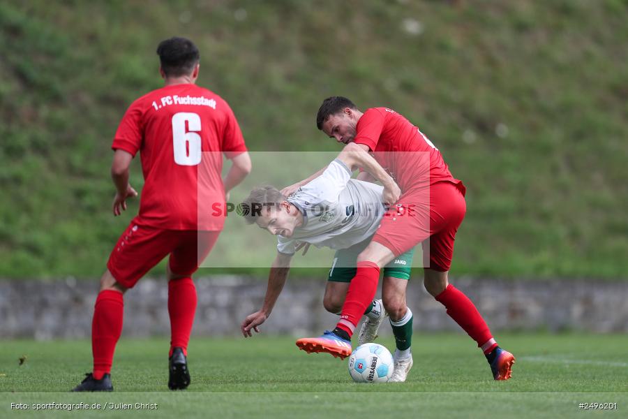 sport, action, SV Alemannia Haibach, Landesliga Nordwest, Kohlenberg-Arena, HAI, Fussball, Fuchsstadt, FCF, BFV, 3. Spieltag, 29.07.2025, 1. FC Fuchsstadt - Bild-ID: 2496201