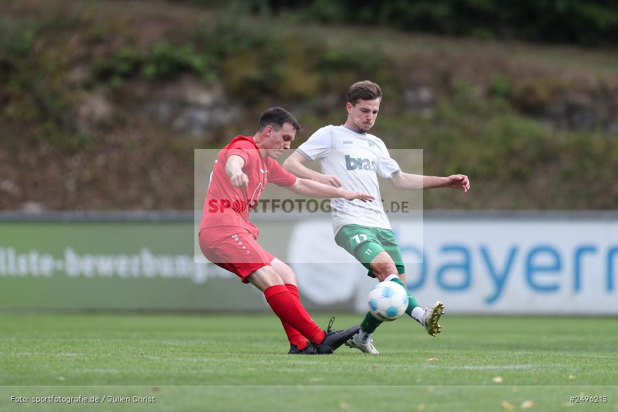 sport, action, SV Alemannia Haibach, Landesliga Nordwest, Kohlenberg-Arena, HAI, Fussball, Fuchsstadt, FCF, BFV, 3. Spieltag, 29.07.2025, 1. FC Fuchsstadt - Bild-ID: 2496213