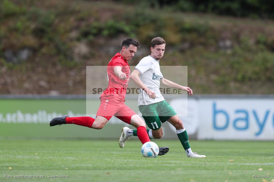 sport, action, SV Alemannia Haibach, Landesliga Nordwest, Kohlenberg-Arena, HAI, Fussball, Fuchsstadt, FCF, BFV, 3. Spieltag, 29.07.2025, 1. FC Fuchsstadt - Bild-ID: 2496214