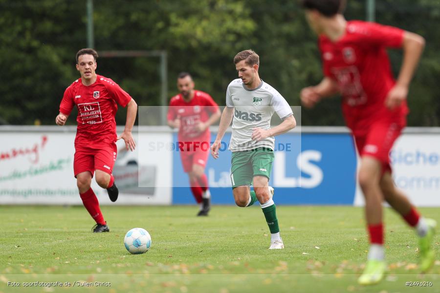 sport, action, SV Alemannia Haibach, Landesliga Nordwest, Kohlenberg-Arena, HAI, Fussball, Fuchsstadt, FCF, BFV, 3. Spieltag, 29.07.2025, 1. FC Fuchsstadt - Bild-ID: 2496216