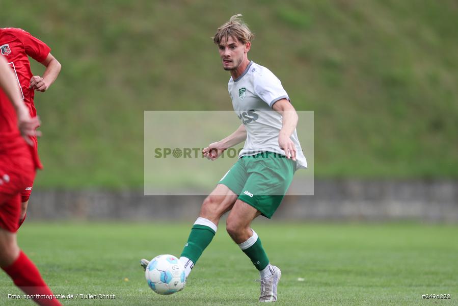 sport, action, SV Alemannia Haibach, Landesliga Nordwest, Kohlenberg-Arena, HAI, Fussball, Fuchsstadt, FCF, BFV, 3. Spieltag, 29.07.2025, 1. FC Fuchsstadt - Bild-ID: 2496222