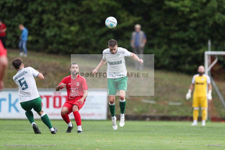 sport, action, SV Alemannia Haibach, Landesliga Nordwest, Kohlenberg-Arena, HAI, Fussball, Fuchsstadt, FCF, BFV, 3. Spieltag, 29.07.2025, 1. FC Fuchsstadt - Bild-ID: 2496225