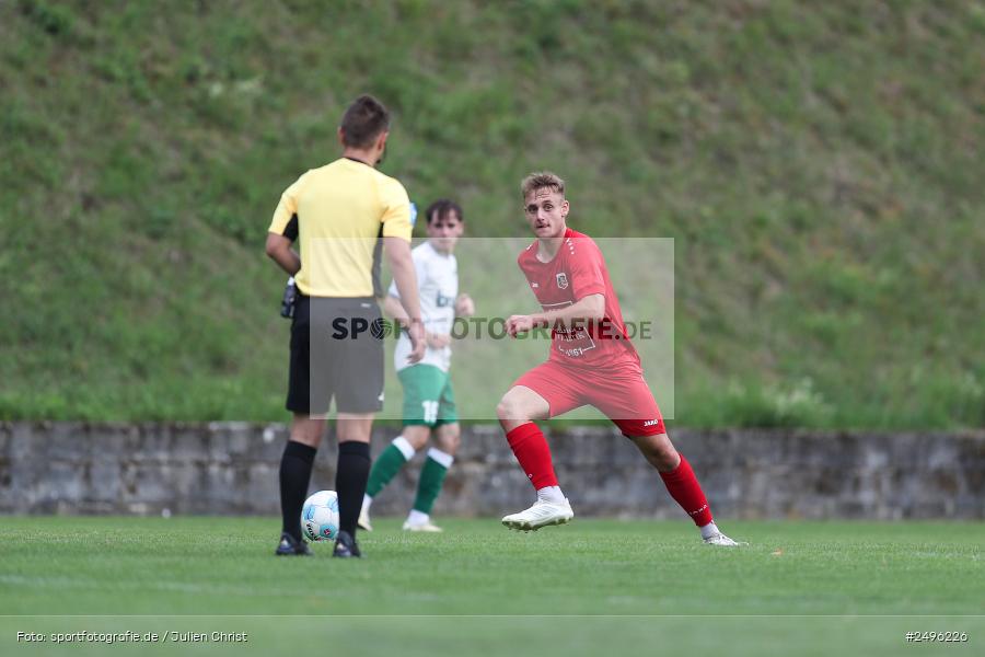 sport, action, SV Alemannia Haibach, Landesliga Nordwest, Kohlenberg-Arena, HAI, Fussball, Fuchsstadt, FCF, BFV, 3. Spieltag, 29.07.2025, 1. FC Fuchsstadt - Bild-ID: 2496226
