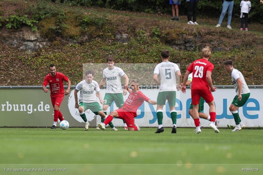 sport, action, SV Alemannia Haibach, Landesliga Nordwest, Kohlenberg-Arena, HAI, Fussball, Fuchsstadt, FCF, BFV, 3. Spieltag, 29.07.2025, 1. FC Fuchsstadt - Bild-ID: 2496228