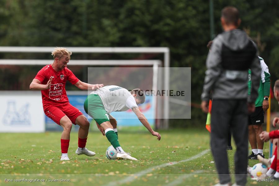 sport, action, SV Alemannia Haibach, Landesliga Nordwest, Kohlenberg-Arena, HAI, Fussball, Fuchsstadt, FCF, BFV, 3. Spieltag, 29.07.2025, 1. FC Fuchsstadt - Bild-ID: 2496230