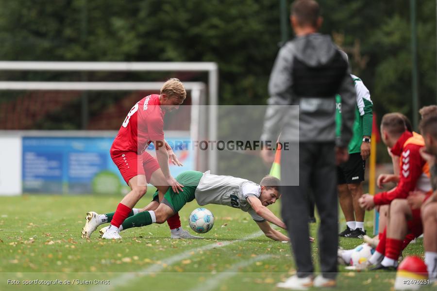 sport, action, SV Alemannia Haibach, Landesliga Nordwest, Kohlenberg-Arena, HAI, Fussball, Fuchsstadt, FCF, BFV, 3. Spieltag, 29.07.2025, 1. FC Fuchsstadt - Bild-ID: 2496231