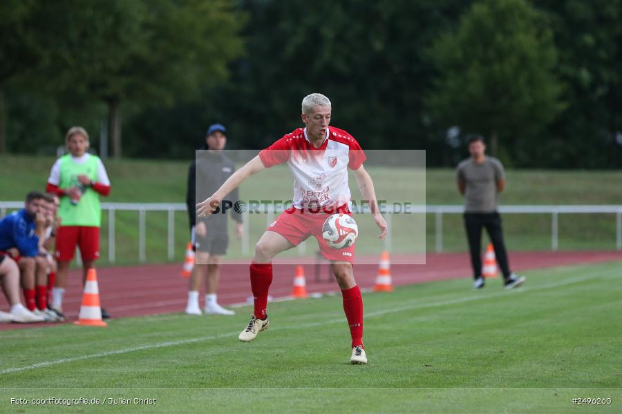 Dr. Hans Weiß Sportpark, Bad Kissingen, 29.07.2025, sport, action, Fussball, BFV, 3. Spieltag, Landesliga Nordwest, TSV, FCB, TSV Karlburg, 1. FC 06 Bad Kissingen - Bild-ID: 2496260 Dr. Hans Weiß Sportpark, Bad Kissingen, 29.07.2025, sport, action, Fussball, BFV, 3. Spieltag, Landesliga Nordwest, TSV, FCB, TSV Karlburg, 1. FC 06 Bad Kissingen - Bild-ID: 2496260