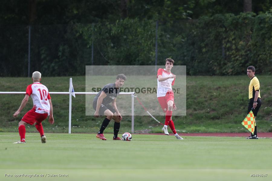Dr. Hans Weiß Sportpark, Bad Kissingen, 29.07.2025, sport, action, Fussball, BFV, 3. Spieltag, Landesliga Nordwest, TSV, FCB, TSV Karlburg, 1. FC 06 Bad Kissingen - Bild-ID: 2496267