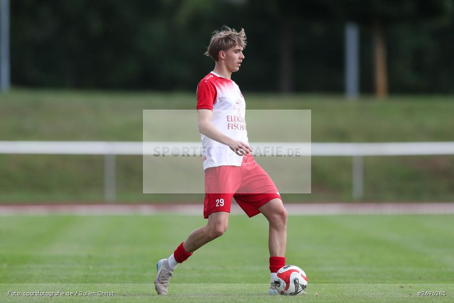 Dr. Hans Weiß Sportpark, Bad Kissingen, 29.07.2025, sport, action, Fussball, BFV, 3. Spieltag, Landesliga Nordwest, TSV, FCB, TSV Karlburg, 1. FC 06 Bad Kissingen - Bild-ID: 2496285