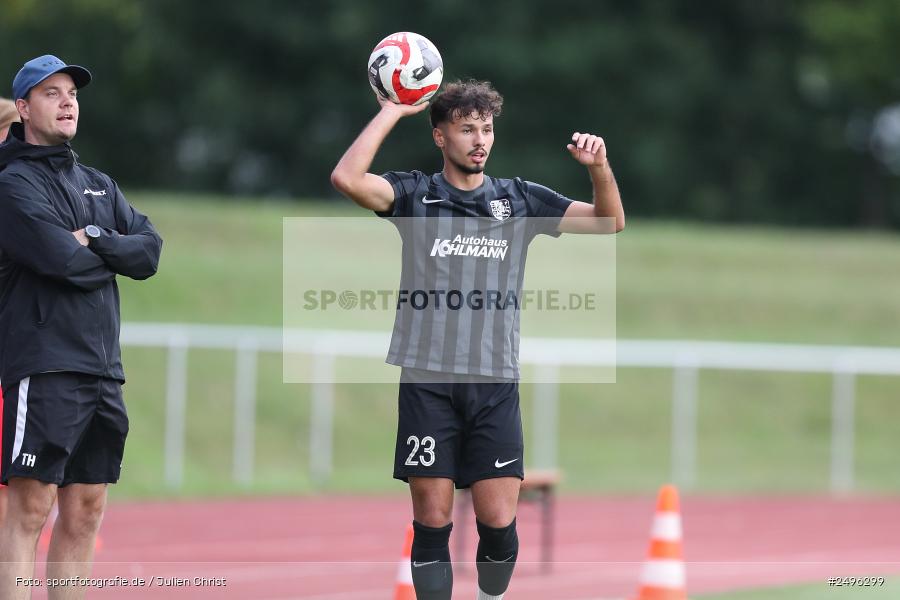 Dr. Hans Weiß Sportpark, Bad Kissingen, 29.07.2025, sport, action, Fussball, BFV, 3. Spieltag, Landesliga Nordwest, TSV, FCB, TSV Karlburg, 1. FC 06 Bad Kissingen - Bild-ID: 2496299 Dr. Hans Weiß Sportpark, Bad Kissingen, 29.07.2025, sport, action, Fussball, BFV, 3. Spieltag, Landesliga Nordwest, TSV, FCB, TSV Karlburg, 1. FC 06 Bad Kissingen - Bild-ID: 2496299
