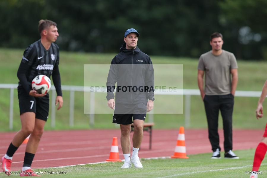 Dr. Hans Weiß Sportpark, Bad Kissingen, 29.07.2025, sport, action, Fussball, BFV, 3. Spieltag, Landesliga Nordwest, TSV, FCB, TSV Karlburg, 1. FC 06 Bad Kissingen - Bild-ID: 2496338