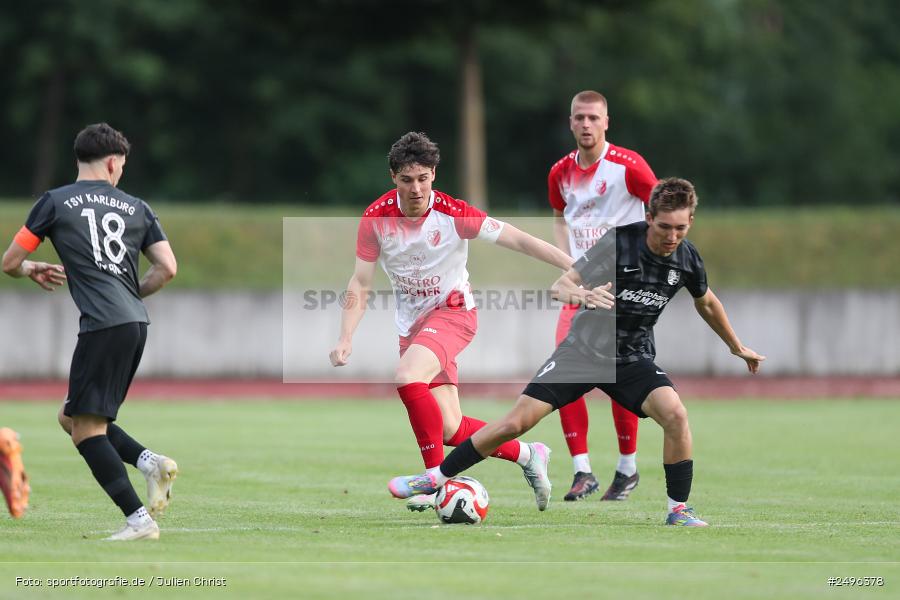 Dr. Hans Weiß Sportpark, Bad Kissingen, 29.07.2025, sport, action, Fussball, BFV, 3. Spieltag, Landesliga Nordwest, TSV, FCB, TSV Karlburg, 1. FC 06 Bad Kissingen - Bild-ID: 2496378 Dr. Hans Weiß Sportpark, Bad Kissingen, 29.07.2025, sport, action, Fussball, BFV, 3. Spieltag, Landesliga Nordwest, TSV, FCB, TSV Karlburg, 1. FC 06 Bad Kissingen - Bild-ID: 2496378