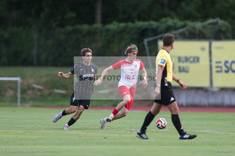 Dr. Hans Weiß Sportpark, Bad Kissingen, 29.07.2025, sport, action, Fussball, BFV, 3. Spieltag, Landesliga Nordwest, TSV, FCB, TSV Karlburg, 1. FC 06 Bad Kissingen - Bild-ID: 2496389