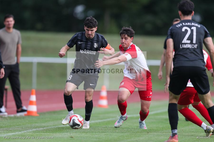 Dr. Hans Weiß Sportpark, Bad Kissingen, 29.07.2025, sport, action, Fussball, BFV, 3. Spieltag, Landesliga Nordwest, TSV, FCB, TSV Karlburg, 1. FC 06 Bad Kissingen - Bild-ID: 2496395