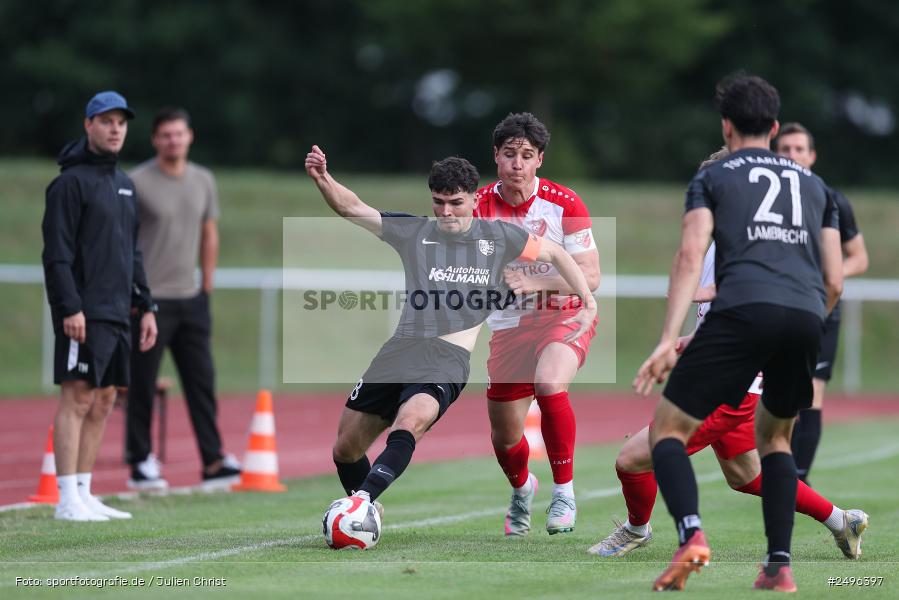 Dr. Hans Weiß Sportpark, Bad Kissingen, 29.07.2025, sport, action, Fussball, BFV, 3. Spieltag, Landesliga Nordwest, TSV, FCB, TSV Karlburg, 1. FC 06 Bad Kissingen - Bild-ID: 2496397 Dr. Hans Weiß Sportpark, Bad Kissingen, 29.07.2025, sport, action, Fussball, BFV, 3. Spieltag, Landesliga Nordwest, TSV, FCB, TSV Karlburg, 1. FC 06 Bad Kissingen - Bild-ID: 2496397