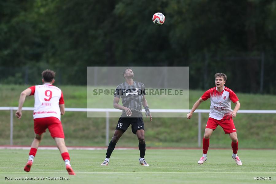 Dr. Hans Weiß Sportpark, Bad Kissingen, 29.07.2025, sport, action, Fussball, BFV, 3. Spieltag, Landesliga Nordwest, TSV, FCB, TSV Karlburg, 1. FC 06 Bad Kissingen - Bild-ID: 2496413 Dr. Hans Weiß Sportpark, Bad Kissingen, 29.07.2025, sport, action, Fussball, BFV, 3. Spieltag, Landesliga Nordwest, TSV, FCB, TSV Karlburg, 1. FC 06 Bad Kissingen - Bild-ID: 2496413