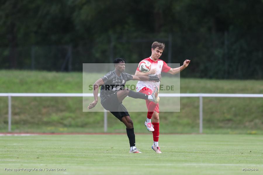 Dr. Hans Weiß Sportpark, Bad Kissingen, 29.07.2025, sport, action, Fussball, BFV, 3. Spieltag, Landesliga Nordwest, TSV, FCB, TSV Karlburg, 1. FC 06 Bad Kissingen - Bild-ID: 2496414 Dr. Hans Weiß Sportpark, Bad Kissingen, 29.07.2025, sport, action, Fussball, BFV, 3. Spieltag, Landesliga Nordwest, TSV, FCB, TSV Karlburg, 1. FC 06 Bad Kissingen - Bild-ID: 2496414