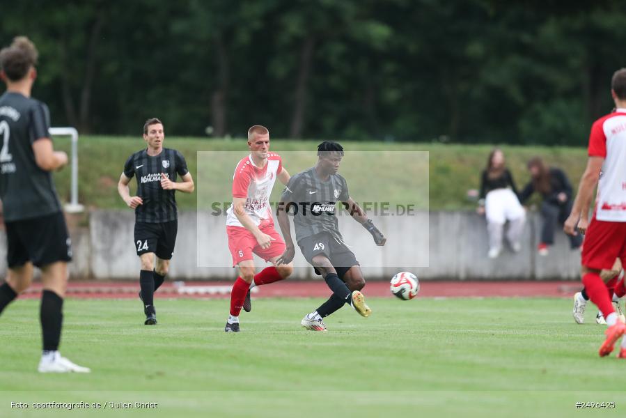 Dr. Hans Weiß Sportpark, Bad Kissingen, 29.07.2025, sport, action, Fussball, BFV, 3. Spieltag, Landesliga Nordwest, TSV, FCB, TSV Karlburg, 1. FC 06 Bad Kissingen - Bild-ID: 2496425