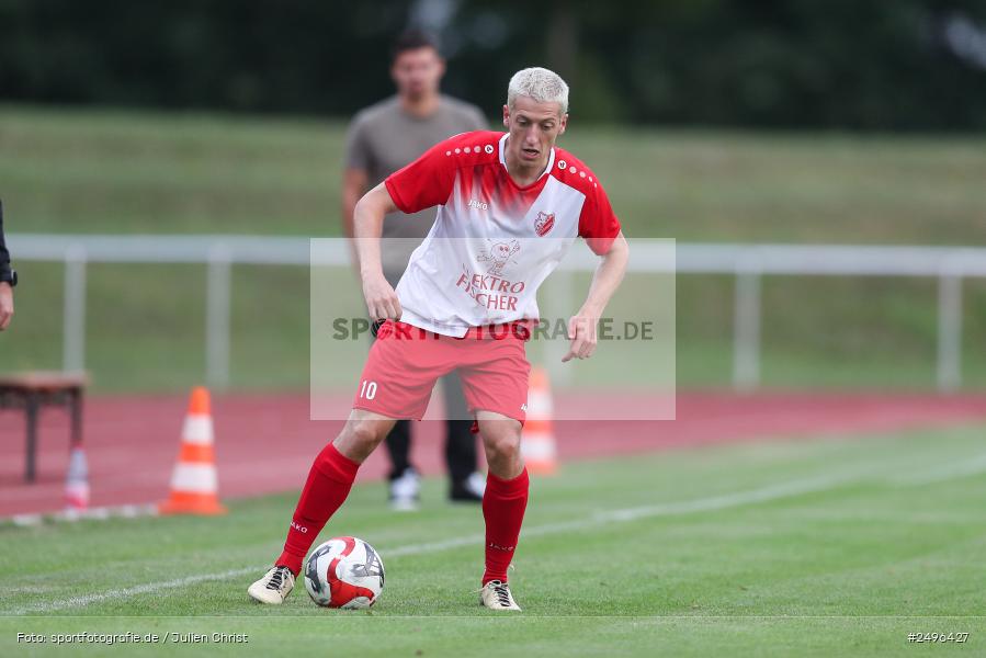 Dr. Hans Weiß Sportpark, Bad Kissingen, 29.07.2025, sport, action, Fussball, BFV, 3. Spieltag, Landesliga Nordwest, TSV, FCB, TSV Karlburg, 1. FC 06 Bad Kissingen - Bild-ID: 2496427