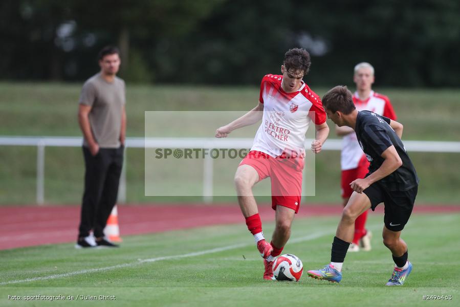 Dr. Hans Weiß Sportpark, Bad Kissingen, 29.07.2025, sport, action, Fussball, BFV, 3. Spieltag, Landesliga Nordwest, TSV, FCB, TSV Karlburg, 1. FC 06 Bad Kissingen - Bild-ID: 2496463
