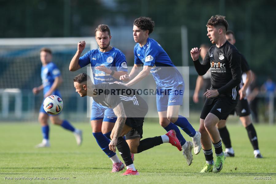 sport, action, Schömig Digitaldruck Arena, Rimpar, Landesliga Nordwest, Fussball, DJK Dampfach, DJK, BFV, ASV Rimpar, ASV, 30.07.2025, 3. Spieltag - Bild-ID: 2496535