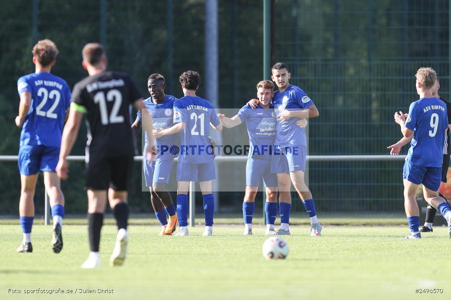 sport, action, Schömig Digitaldruck Arena, Rimpar, Landesliga Nordwest, Fussball, DJK Dampfach, DJK, BFV, ASV Rimpar, ASV, 30.07.2025, 3. Spieltag - Bild-ID: 2496570