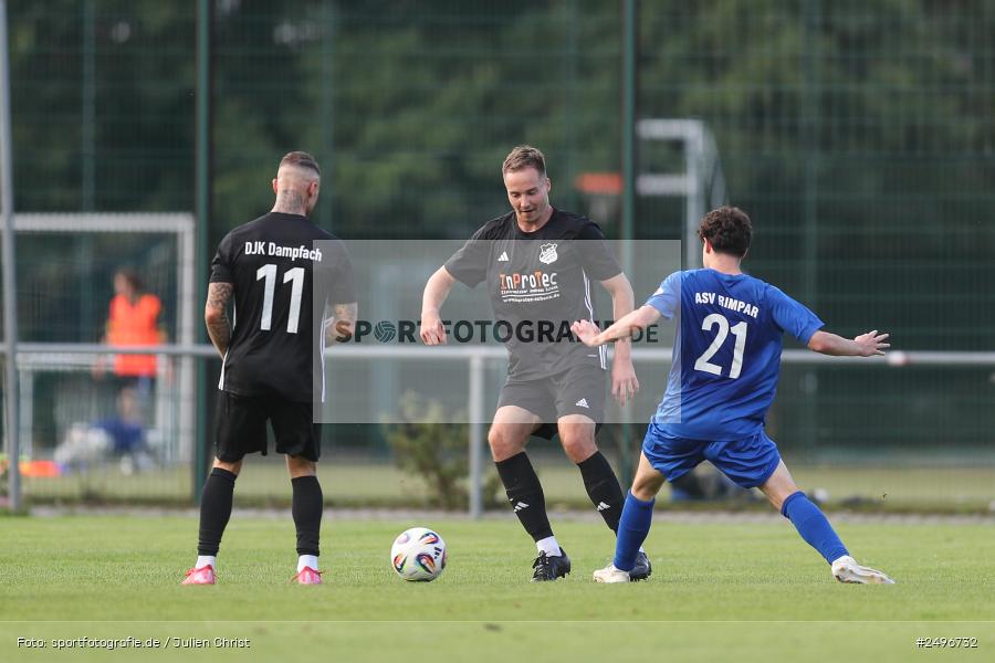 sport, action, Schömig Digitaldruck Arena, Rimpar, Landesliga Nordwest, Fussball, DJK Dampfach, DJK, BFV, ASV Rimpar, ASV, 30.07.2025, 3. Spieltag - Bild-ID: 2496732