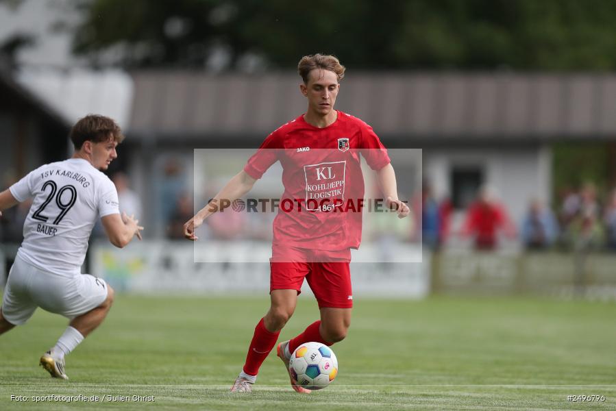 sport, action, TSV Karlburg, TSV, Landesliga Nordwest, Karlburg, Fussball, Fundamentum Sportpark, FCF, BFV, 4. Spieltag, 1. FC Fuchsstadt, 01.08.2025 - Bild-ID: 2496796