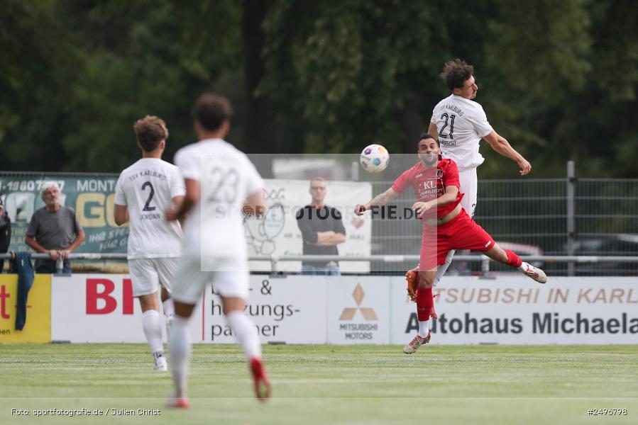 sport, action, TSV Karlburg, TSV, Landesliga Nordwest, Karlburg, Fussball, Fundamentum Sportpark, FCF, BFV, 4. Spieltag, 1. FC Fuchsstadt, 01.08.2025 - Bild-ID: 2496798