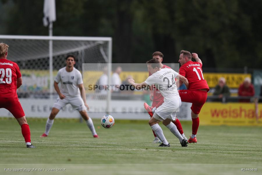 sport, action, TSV Karlburg, TSV, Landesliga Nordwest, Karlburg, Fussball, Fundamentum Sportpark, FCF, BFV, 4. Spieltag, 1. FC Fuchsstadt, 01.08.2025 - Bild-ID: 2496818