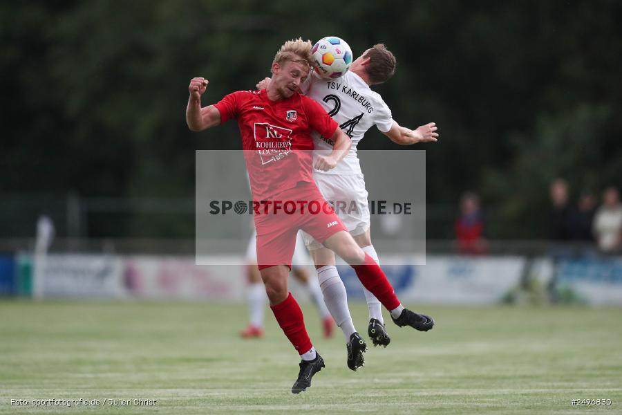 sport, action, TSV Karlburg, TSV, Landesliga Nordwest, Karlburg, Fussball, Fundamentum Sportpark, FCF, BFV, 4. Spieltag, 1. FC Fuchsstadt, 01.08.2025 - Bild-ID: 2496830
