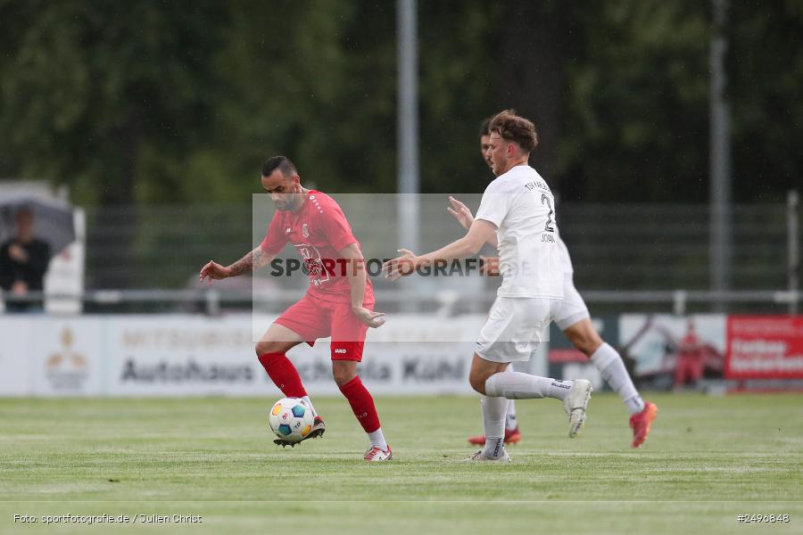 sport, action, TSV Karlburg, TSV, Landesliga Nordwest, Karlburg, Fussball, Fundamentum Sportpark, FCF, BFV, 4. Spieltag, 1. FC Fuchsstadt, 01.08.2025 - Bild-ID: 2496848