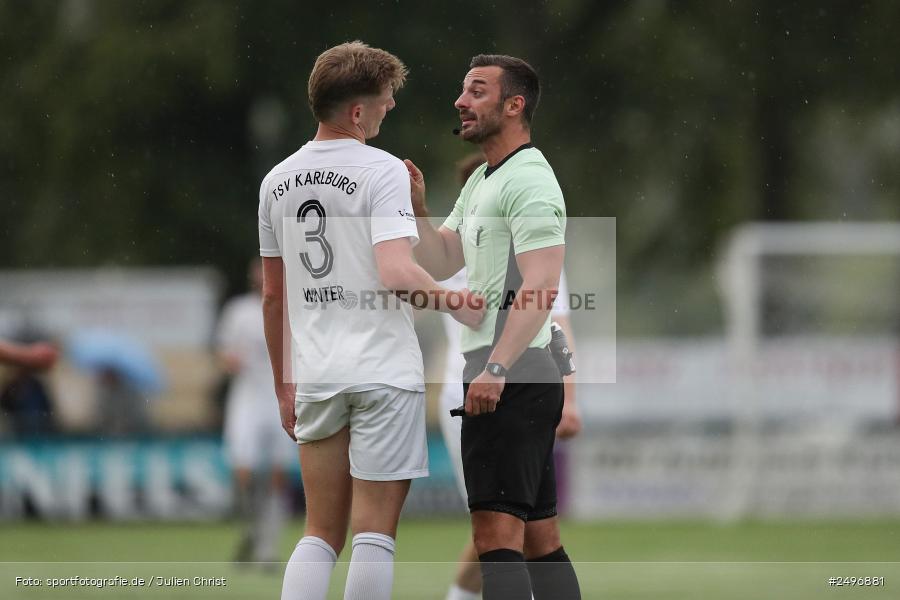 sport, action, TSV Karlburg, TSV, Landesliga Nordwest, Karlburg, Fussball, Fundamentum Sportpark, FCF, BFV, 4. Spieltag, 1. FC Fuchsstadt, 01.08.2025 - Bild-ID: 2496881
