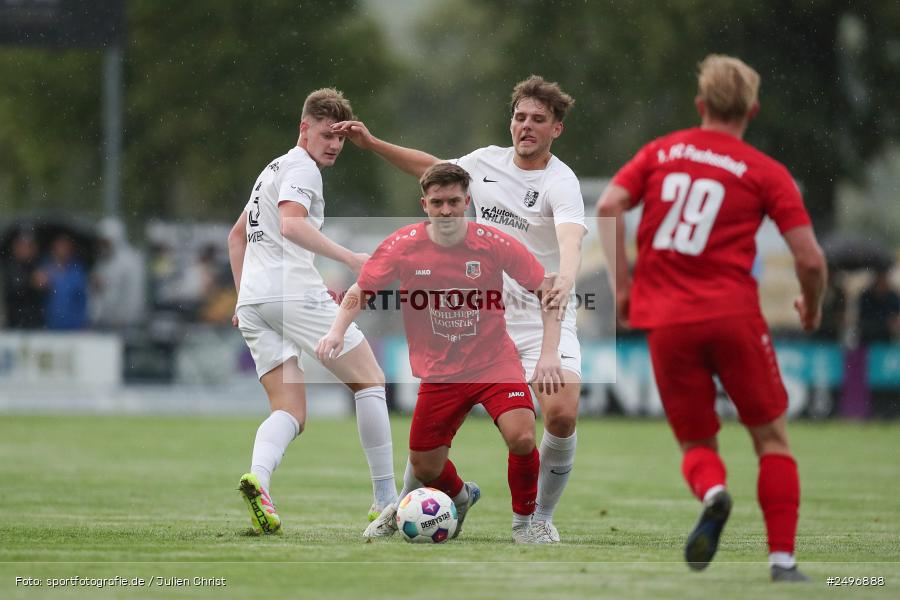 sport, action, TSV Karlburg, TSV, Landesliga Nordwest, Karlburg, Fussball, Fundamentum Sportpark, FCF, BFV, 4. Spieltag, 1. FC Fuchsstadt, 01.08.2025 - Bild-ID: 2496888