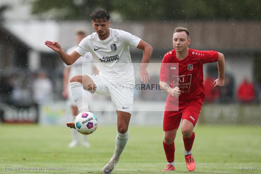 sport, action, TSV Karlburg, TSV, Landesliga Nordwest, Karlburg, Fussball, Fundamentum Sportpark, FCF, BFV, 4. Spieltag, 1. FC Fuchsstadt, 01.08.2025 - Bild-ID: 2496937