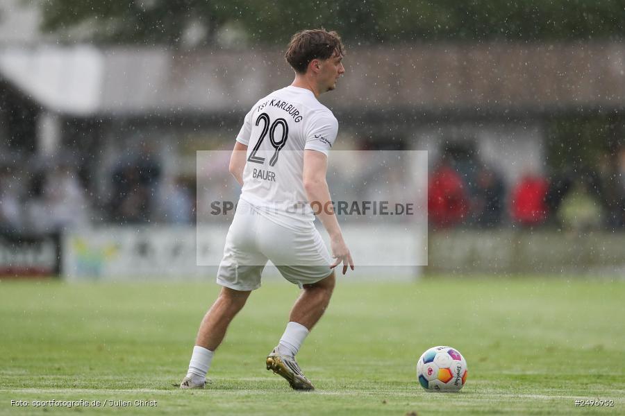 sport, action, TSV Karlburg, TSV, Landesliga Nordwest, Karlburg, Fussball, Fundamentum Sportpark, FCF, BFV, 4. Spieltag, 1. FC Fuchsstadt, 01.08.2025 - Bild-ID: 2496952