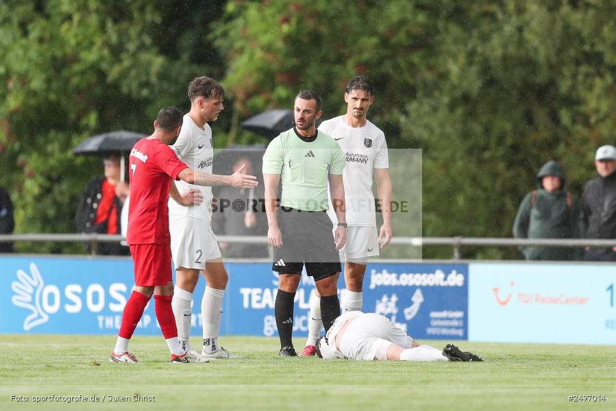 sport, action, TSV Karlburg, TSV, Landesliga Nordwest, Karlburg, Fussball, Fundamentum Sportpark, FCF, BFV, 4. Spieltag, 1. FC Fuchsstadt, 01.08.2025 - Bild-ID: 2497014