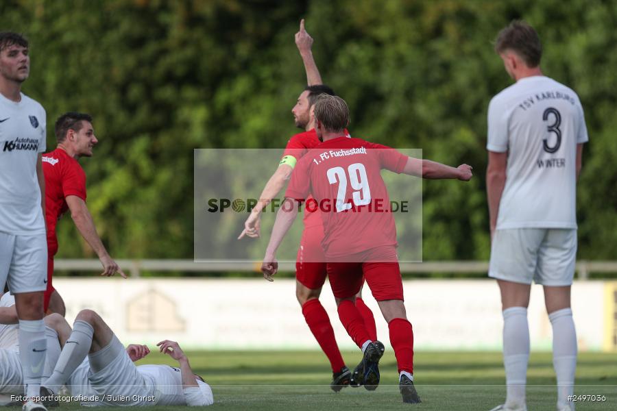 sport, action, TSV Karlburg, TSV, Landesliga Nordwest, Karlburg, Fussball, Fundamentum Sportpark, FCF, BFV, 4. Spieltag, 1. FC Fuchsstadt, 01.08.2025 - Bild-ID: 2497036