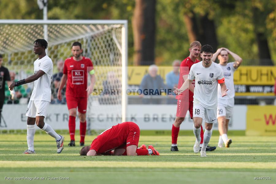 sport, action, TSV Karlburg, TSV, Landesliga Nordwest, Karlburg, Fussball, Fundamentum Sportpark, FCF, BFV, 4. Spieltag, 1. FC Fuchsstadt, 01.08.2025 - Bild-ID: 2497074