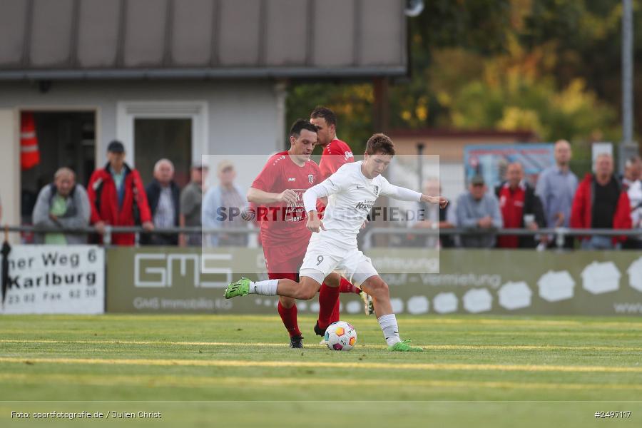 sport, action, TSV Karlburg, TSV, Landesliga Nordwest, Karlburg, Fussball, Fundamentum Sportpark, FCF, BFV, 4. Spieltag, 1. FC Fuchsstadt, 01.08.2025 - Bild-ID: 2497117