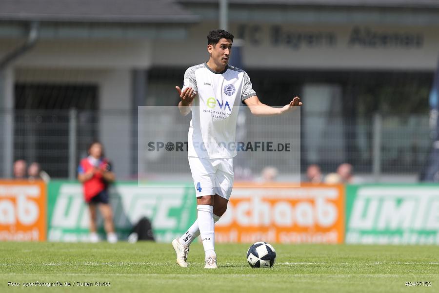 Mairec Arena, Alzenau, 02.08.2025, sport, action, Fussball, 1. Spieltag, Regionalliga Südwest, TSV, FCB, TSV Schott Mainz, FC Bayern Alzenau - Bild-ID: 2497152